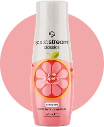 Butelka syropu Sodastream o smaku Różowego Grejpfruta