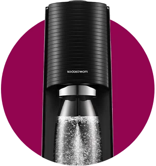 Saturator Terra na fioletowym tle